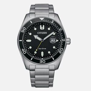 NEW Citizen Black 43mm Steel Watch